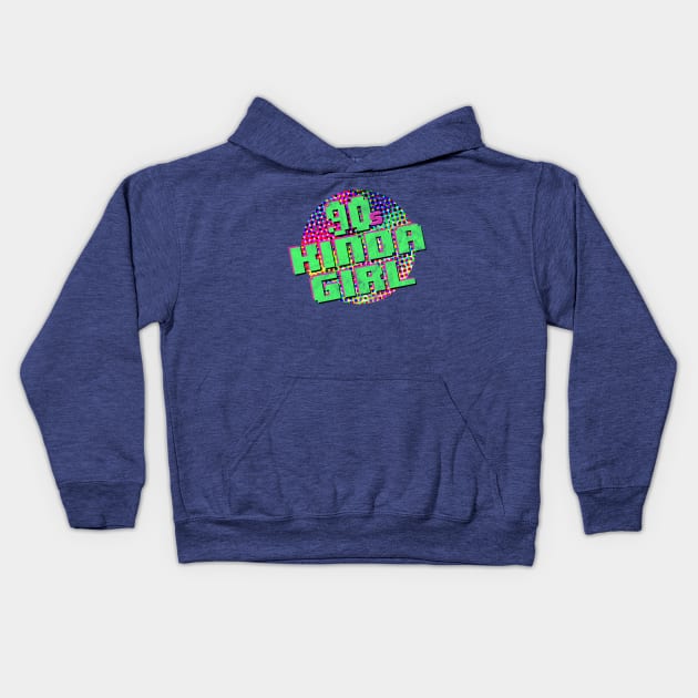 90s Kinda Girl by Treaja Kids Hoodie by Treaja